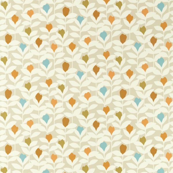 Scion Fabric Padukka Tangerine | Allium Interiors