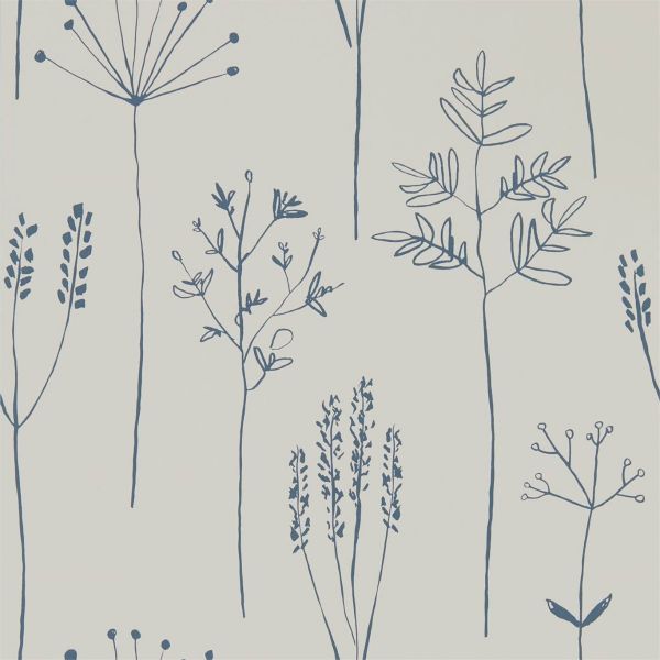 Scion Wallpaper Stipa Denim | Allium Interiors