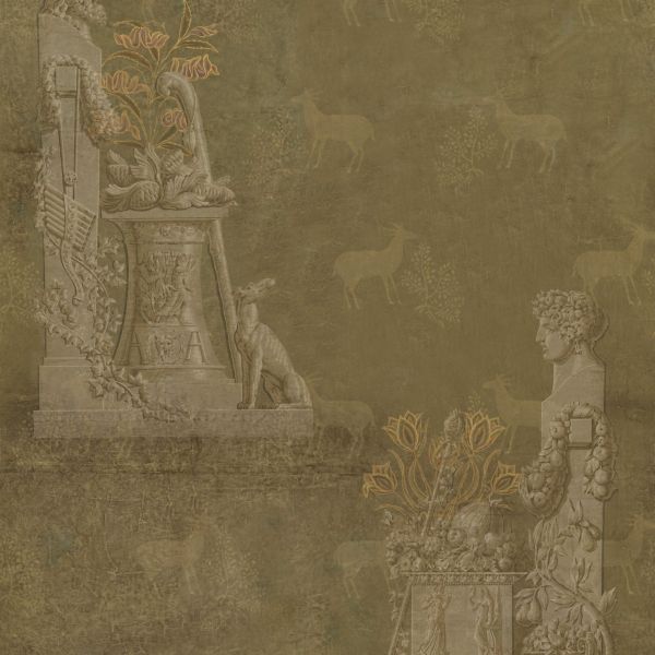 Mind The Gap Wallpaper Sculptural Moss | Allium Interiors