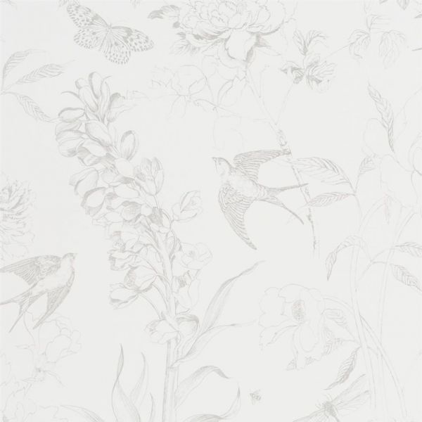 Designers Guild Wallpaper Sibylla Silver | Allium Interiors