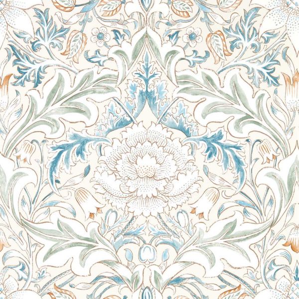 Morris & Co. Wallpaper Simply Servern Bayleaf/Annatto | Allium Interiors