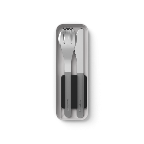 Monbento MB Slim Box Cutlery Black | Allium Interiors