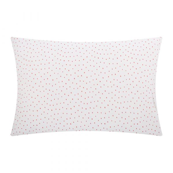 Christy Junior Speckles Coral Pillowcase | Allium Interiors