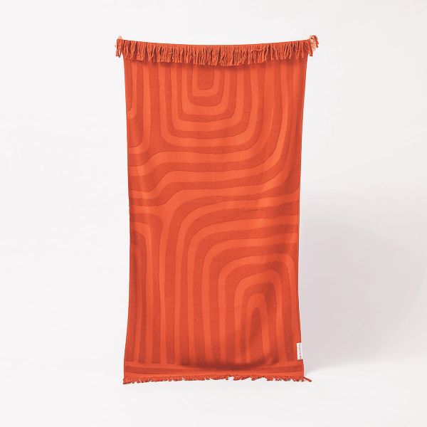 Sunnylife Luxe Beach Towel Terracotta | Allium Interiors