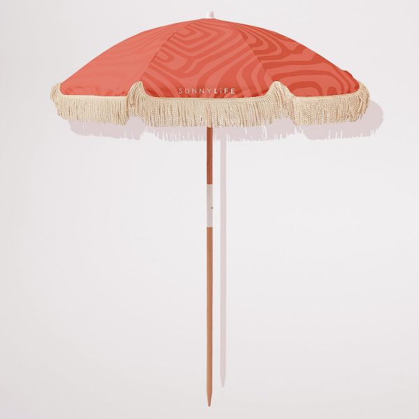 Sunnylife Luxe Beach Umbrella Terracotta | Allium Interiors