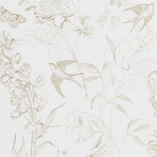 Designers Guild Wallpaper Sibylla Gold | Allium Interiors