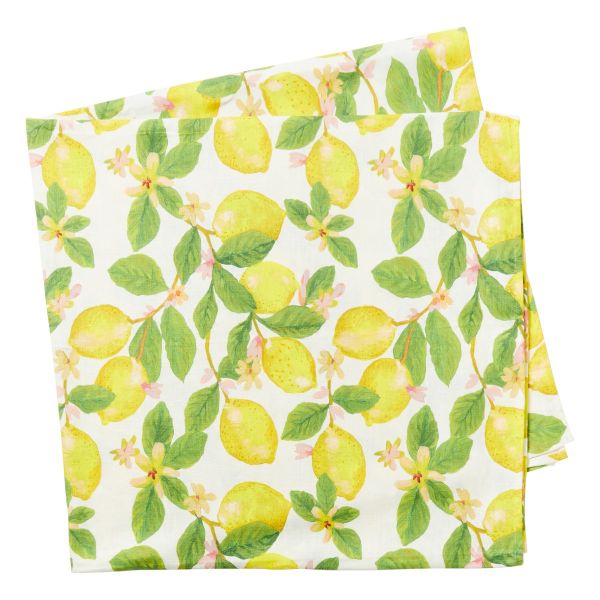 Bonnie And Neil Tablecloth Capri Yellow | Allium Interiors