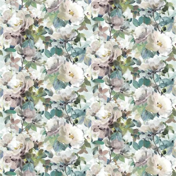 Designers Guild Fabric Thelmas Garden Celadon | Allium Interiors