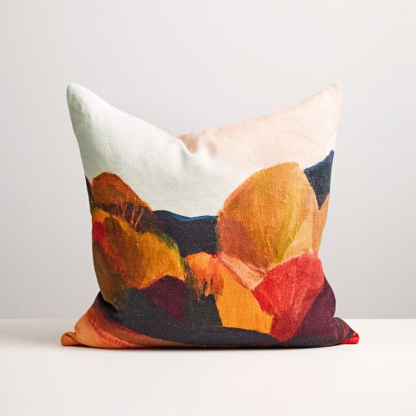 Thread Design Painted Trees Cushion | Allium Interiors