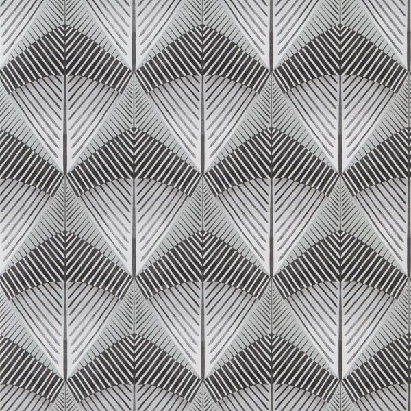 Designers Guild Wallpaper Veren Charcoal | Allium Interiors