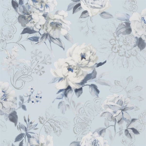 Designers Guild Wallpaper Victorine Cornflower | Allium Interiors