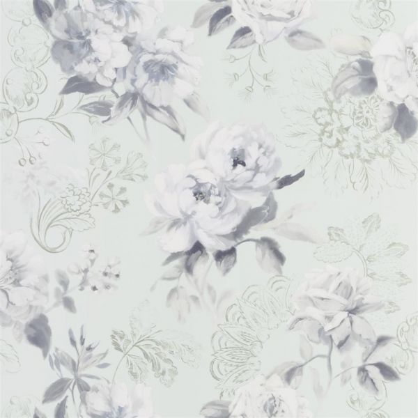 Designers Guild Wallpaper Victorine Pale Aqua | Allium Interiors
