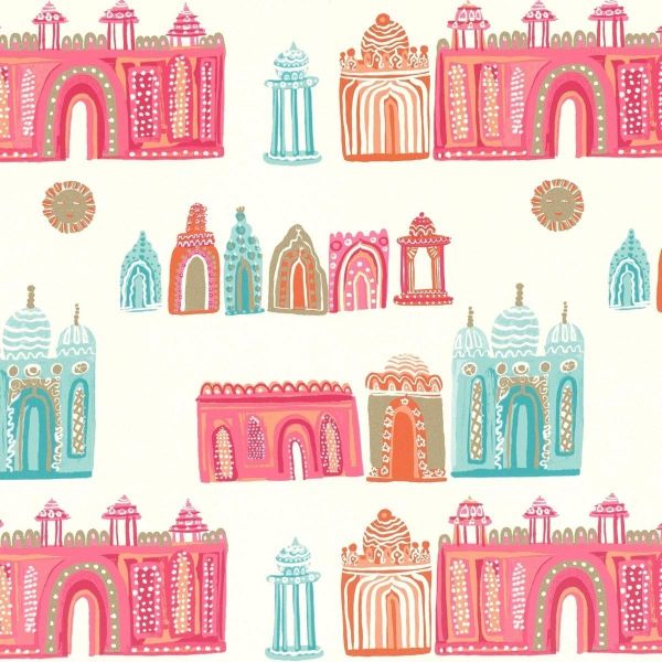 Villa Nova Wallpaper Pink City | Allium Interiors