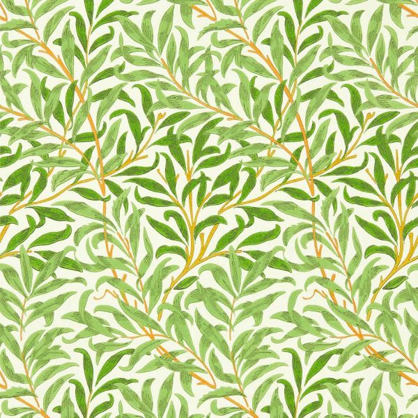 Morris & Co. Wallpaper Willow Bough Leaf Green | Allium Interiors