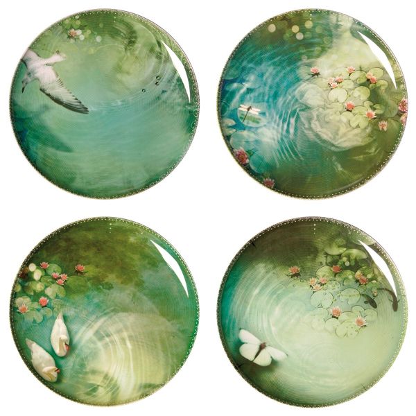 ibride Yuan Melamine Plate Set Narcisse | Allium Interiors