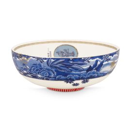 Pip Studio Heritage Bowl Border Blue 20cm