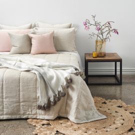 Thread Design Natural Linen Quilt