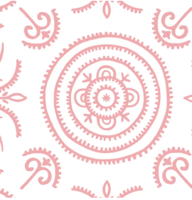 Anna Spiro Wallpaper Round & Round The Garden Pink