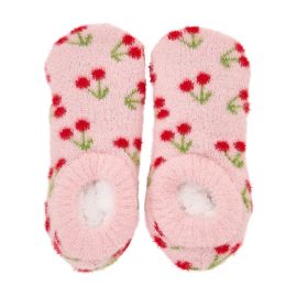 Annabel Trends Fuzzy Booties Cherrylicious