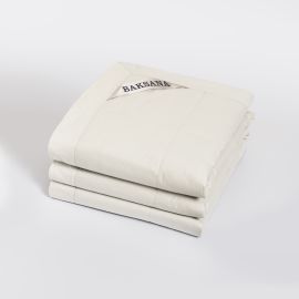 Baksana Luxury Espresso Coverlet Alabaster