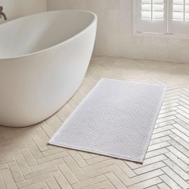 Baksana Bath Mat Double Terra Luxury Optic White