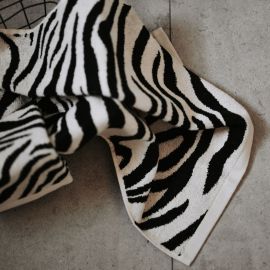 Baksana Towels Zebra Jacquard