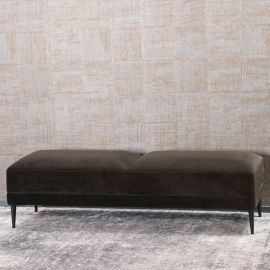 Bianca Lorenne Ottoman Renzo Walnut