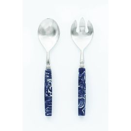 Bianca Lorenne Salad Server Set Blue