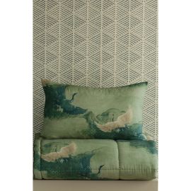 Bianca Lorenne Tsuru Spruce Pillowcase Pair