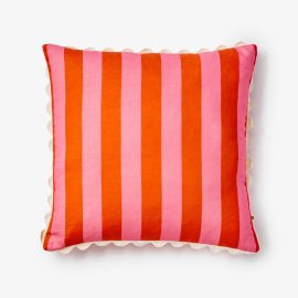 Bonnie And Neil Cushion Bold Stripe Sorbet