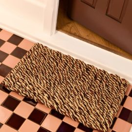 Bonnie And Neil Door Mat Woven Brown