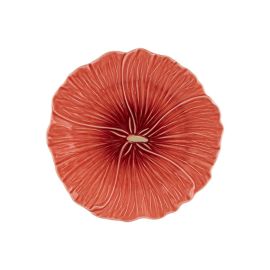 Bordallo Pinheiro Maria Flor Plate 22cm Hollyhock