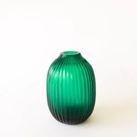 Brian Tunks Cut Glass Vase Pod Bermuda