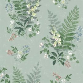 Borastapeter Wallpaper Foxglove Green