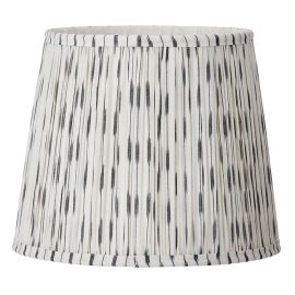 Bungalow Denmark Pleated Lampshade H29cm Ikat Black