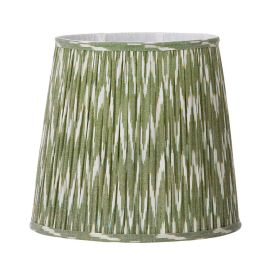 Bungalow Denmark Pleated Lampshade H27cm Ikat Sage