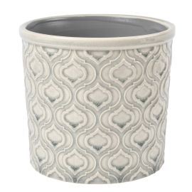 Burgon & Ball Glazed Pot Venetian Grey Large