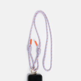 Caroline Gardner Crossbody Phone Strap Lilac/Orange
