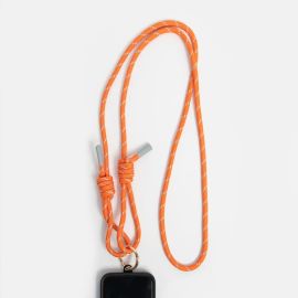 Caroline Gardner Crossbody Phone Strap Orange/Light Blue