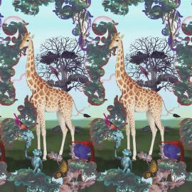 Christian Lacroix Wallpaper Novafrica Sunrise Scene 1 Azur