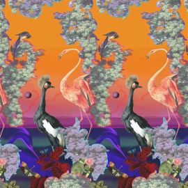 Christian Lacroix Wallpaper Novafrica Sunset Scene 1 Tangerine