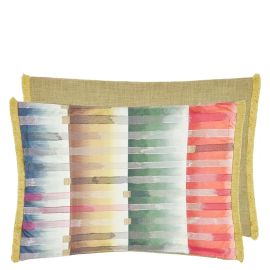 Designers Guild Cushion Cascata Slate Embroidered