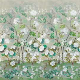 Designers Guild Fabric Fleur Orientale Celadon