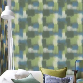 Designers Guild Wallpaper Carrés Ombrés Moss