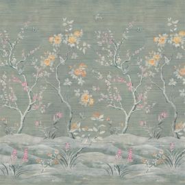 Designers Guild Wallpaper Manohari Grasscloth Blossom