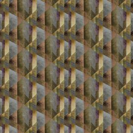 Designers Guild Wallpaper Minakari Geo Rosewood