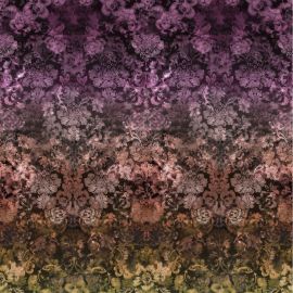 Designers Guild Wallpaper Tarbana Damask Amethyst