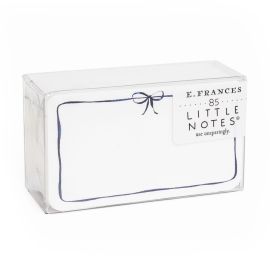 E Frances Little Notes Navy Bow