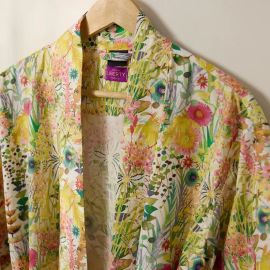 George Street Linen Robe Liberty Print Tresco