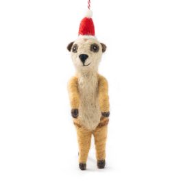 Vevoke Christmas Decoration NZ Wool Meerkat Misha